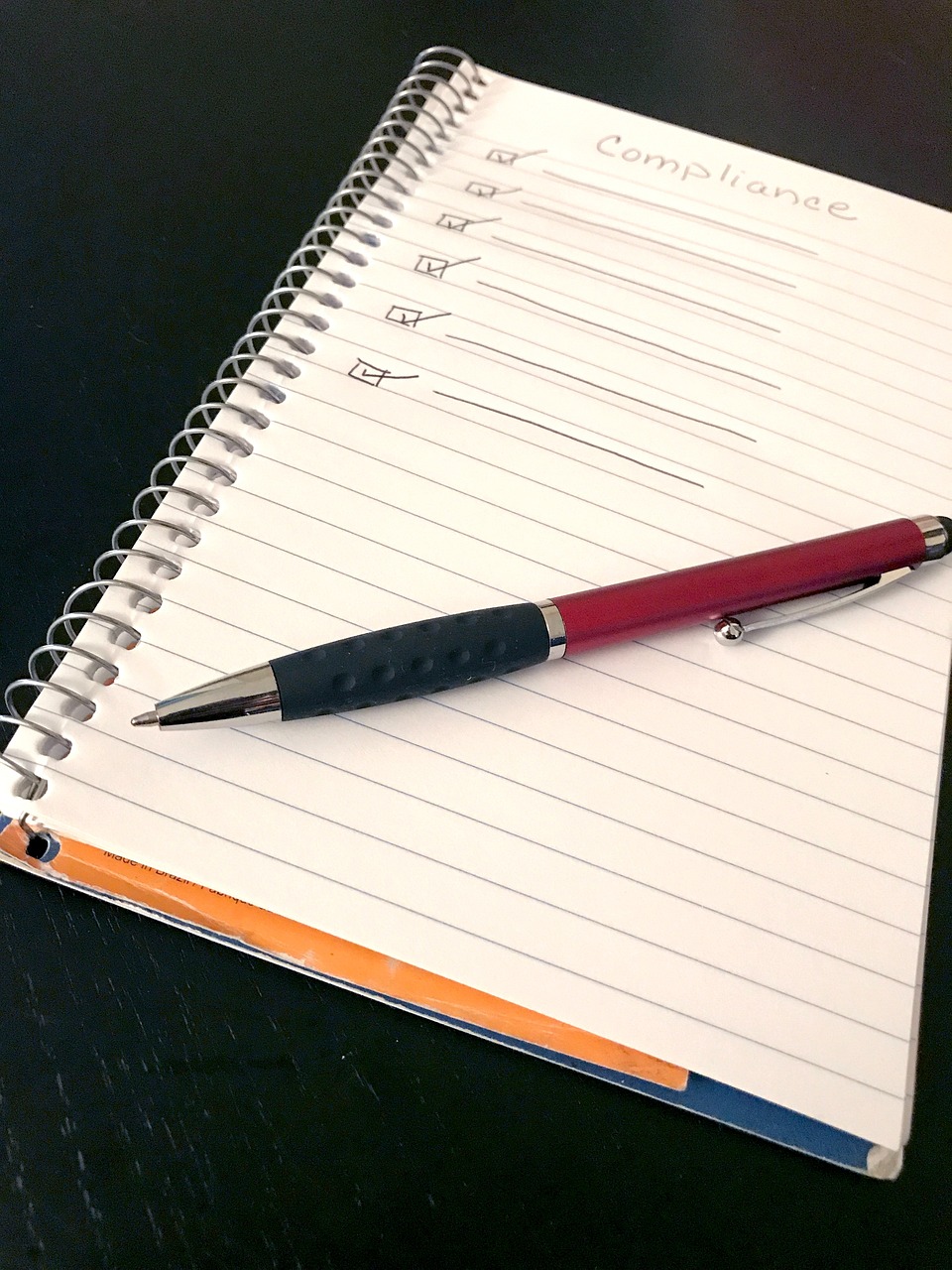 compliance, pen, notepad, checklist, policy, list, document, compliance, compliance, compliance, compliance, compliance, checklist
